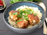 Boulettes d’agneau à la feta et à la mélasse de grenade d’Ottolenghi