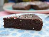 Fondant au chocolat sans beurre à la compote de pommes