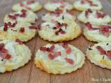 Mini tarte flambée « Flammekueche »