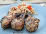 Pilons de poulet marinés avec un air des Caraïbes