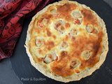 Tarte aux noix de Saint Jacques et petits légumes