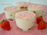 Tiramisu aux fraises et aux biscuits roses de Reims pour Octobre Rose