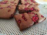 Brownies aux groseilles