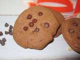 Cookies moelleux double chocolat