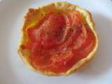 Tartelettes facile aux tomates