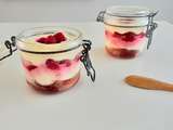 Tiramisu aux framboises, citron