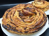 Brioche spirale au chocolat et au lait ribot