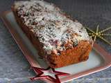 Cake de Noël à la pâte d’amande et aux fruits confits