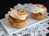 Choux meringués et cœur d’orange sanguine