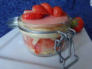 Comme un fraisier dans son bocal : défi recette de mai 2014