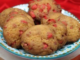 Cookies aux pralines roses