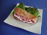 Eclair jambon cornichon