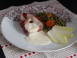 Filet mignon de porc au roquefort