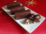 Fudge express au chocolat, amandes et noisettes