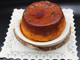 Gâteau de semoule au caramel et pruneaux