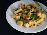 Käseknepfle ou gnocchi au fromage blanc