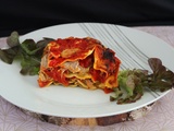 Lasagnes basques à la piperade et au jambon