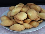 Madeleines à la vanille et aux pépites de chocolat noir (sans gluten)