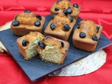 Mini cakes aux cerises lyophilisées