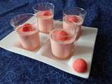 Panna cotta aux fraises Tagada