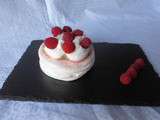 Pavlova à la rhubarbe