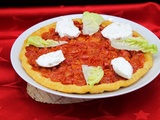 Tarte tatin tomates cerise et burrata