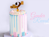 Gâteau Gender Reveal Cake