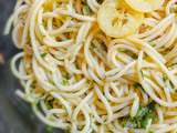 « Spaghettis alla gremolata » ou les spaghettis à la persillade italienne