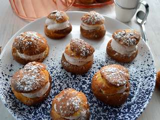 Choux a la crème vanillée