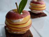 Mille feuille de pomme crue