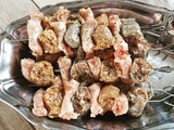 Brochettes de trio de saucisses aux herbes de Provence