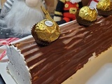 Bûche aux Ferrero Rochers