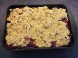 Crumble de pommes et myrtilles