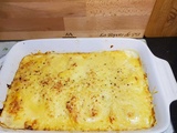 Gratin de poireau, jambon béchamel