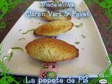 Madeleines Citron vert & Pavot