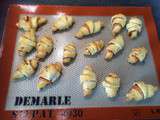 Mini croissants Maasdam jambon