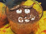 Monstre chocolaté (mousse au chocolat au jus de pois chiches)