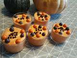 Mousse au chocolat Dulcey en habit d'Halloween