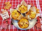 Muffins au miel et pommes