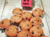 Muffins parfumés au sucre framboise