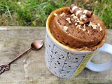 Mug cake chocolat noisette