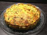 Quiche au jambon, fromage et légumes