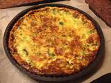 Quiche au roquefort et brocolis