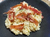 Risotto au parmesan et jambon Serrano au Cookéo