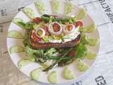 Salade gourmande de mai et son avocado toast