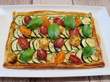 Tarte au chèvre frais et courgette