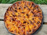 Tarte aux abricots et crème d'amandes