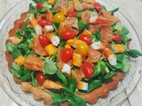 Tarte Salade Nordique