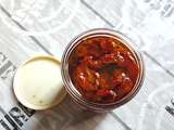 Tomates séchées à l'ail et au thym - défi septembre cueille les grappes