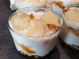 Verrine des neiges (poire et caramel)